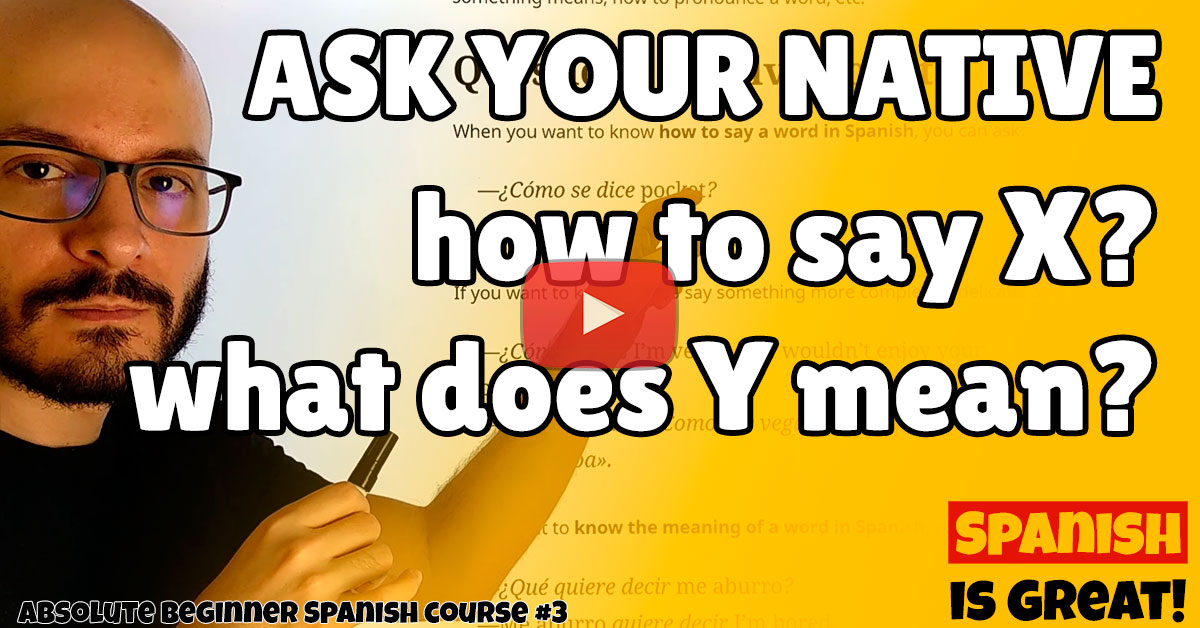 How To Say A While Ago In Spanish